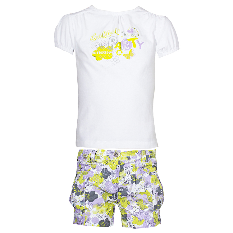 Комплект: Футболка та шорти Losan Mc baby girls (016801604/001) Білий