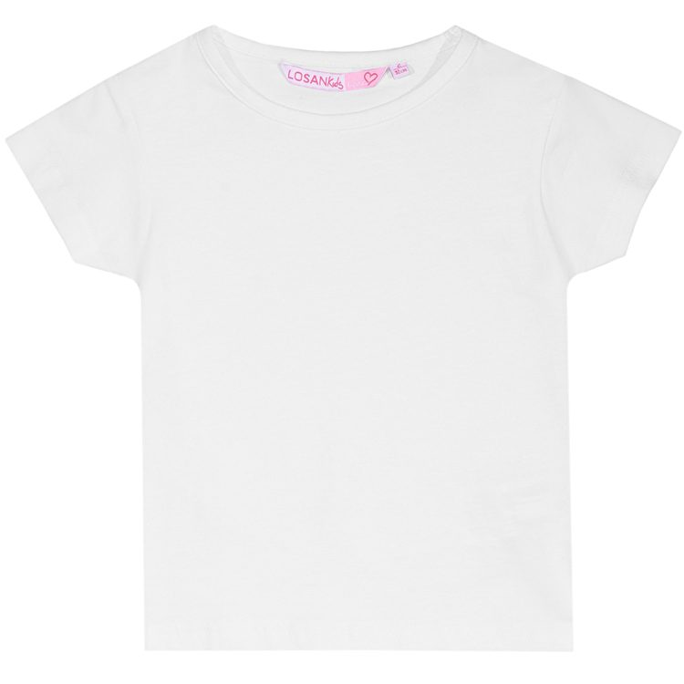 Футболка Losan Junior girls (X14-1003AB/001) Білий
