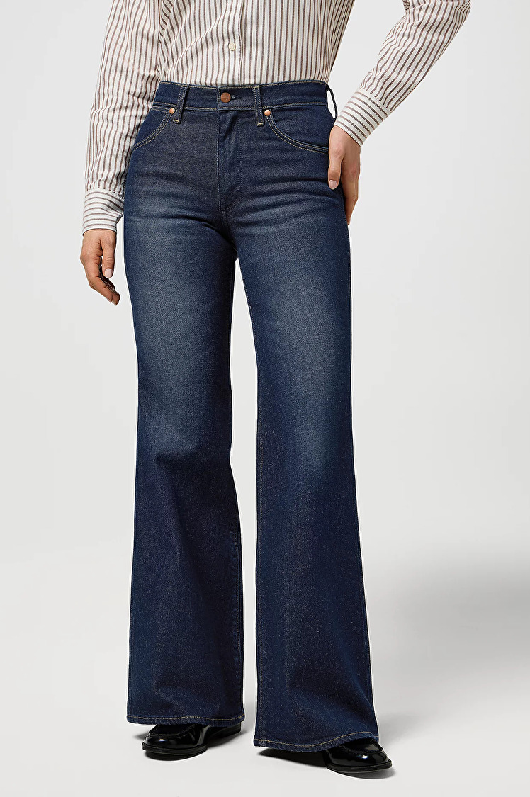 Джинси Wrangler 70S FLARE Flare (112371179) Синий