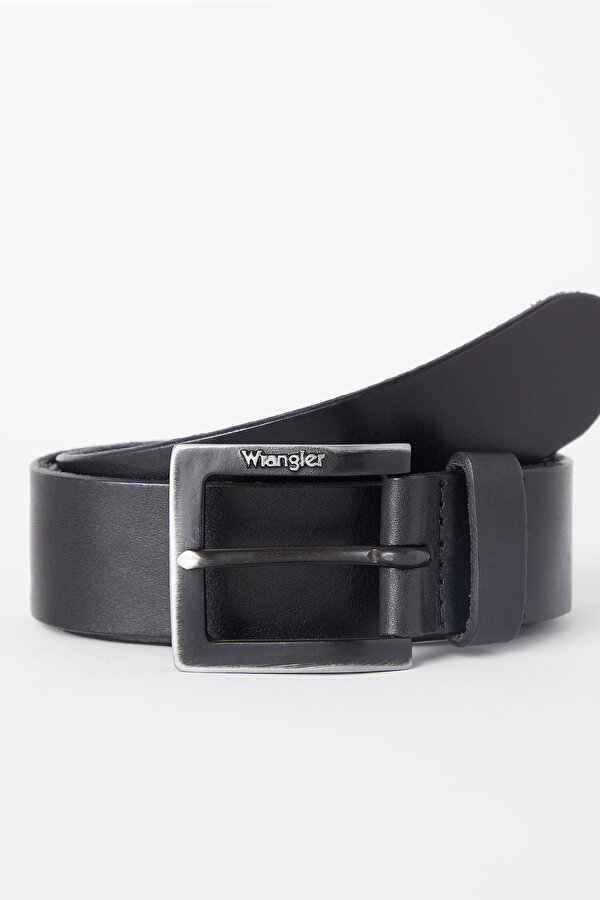 Ремень Wrangler Kabel Buckle Belt - (112125430-W00108100) Черный