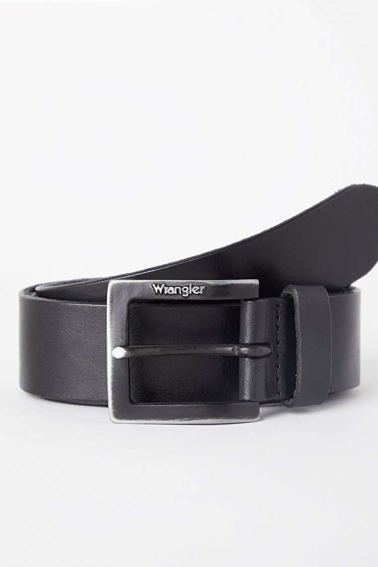 Ремінь Wrangler Kabel Buckle Belt - (112125430-W00108100) Чорний