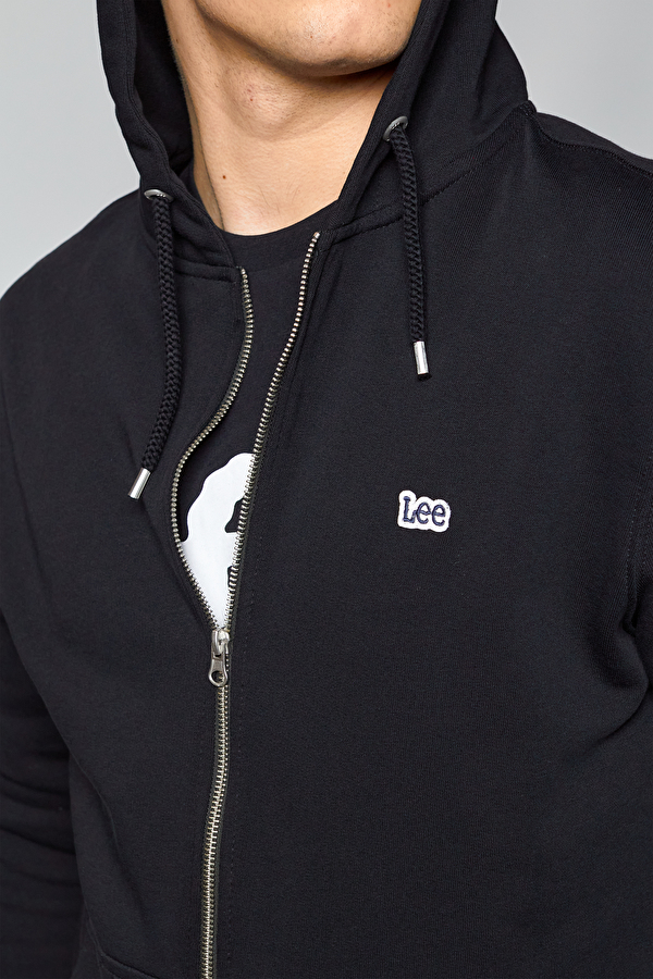 Толстовка LEE BASIC ZIP THROUGH HO Regular Fit (L80KSP01) Черный