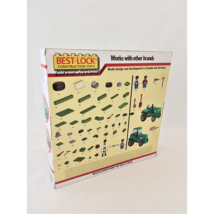 Конструктор Трактор 240 деталей BEST-LOCK (24067)