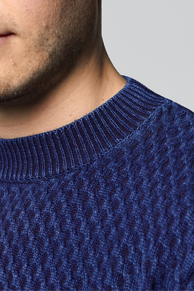 Джемпер Wrangler Indigo Knit Regular Fit (W8B8QZX1E) Синій