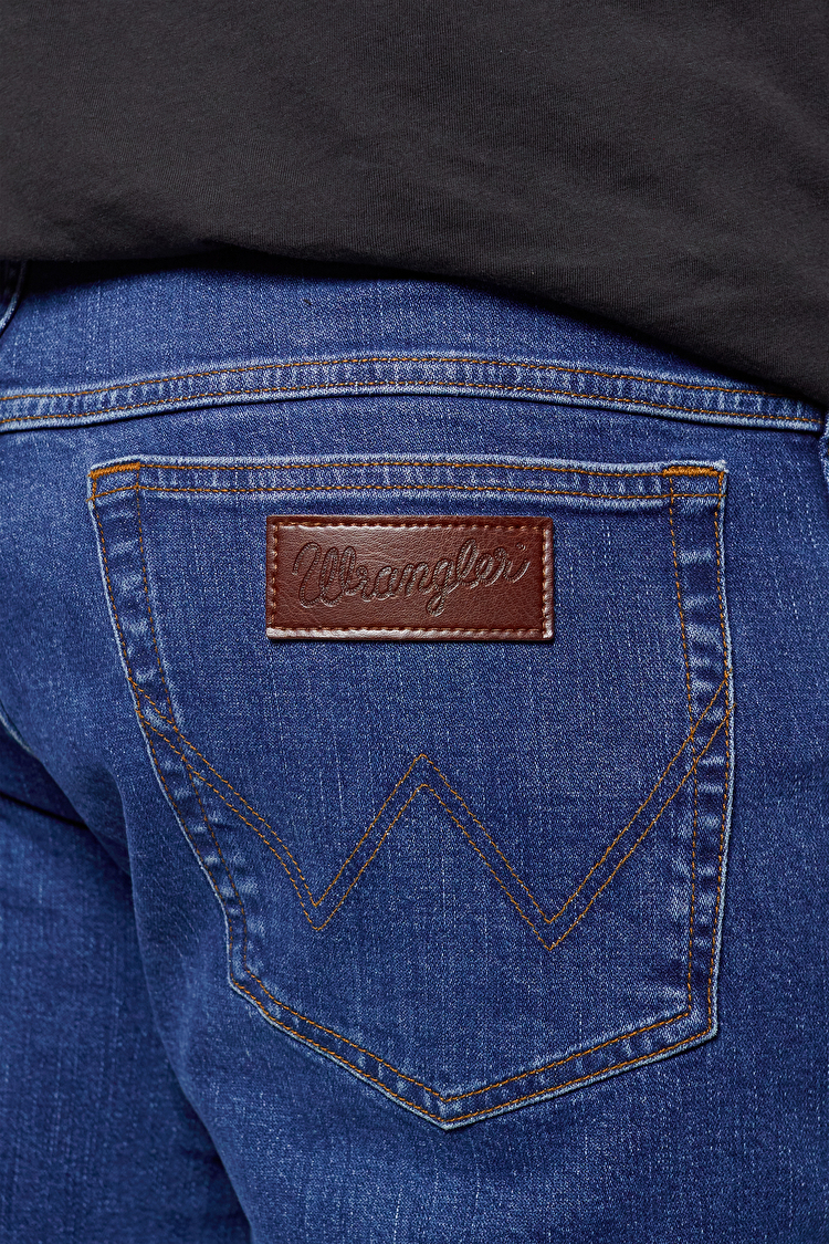 Джинси Wrangler Texas Slim Slim Fit (W12ST112E) Синій