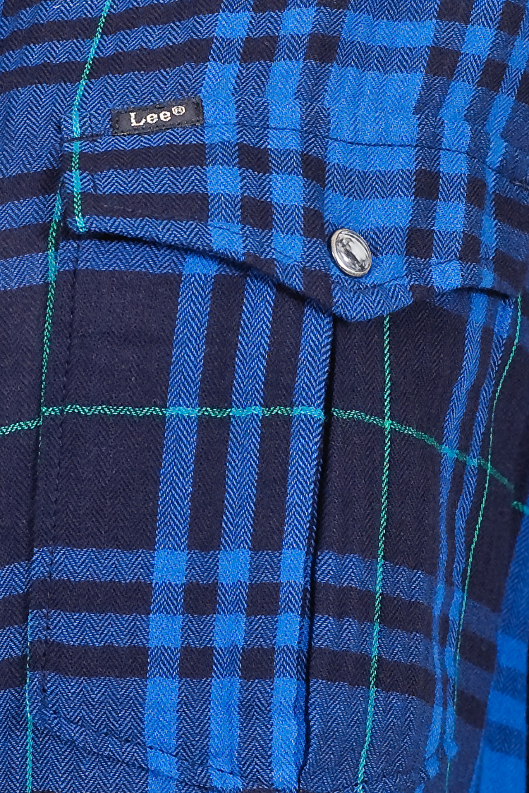 Сорочка LEE Western Shirt Loose Fit (L46CPGSJ) Темно-синій