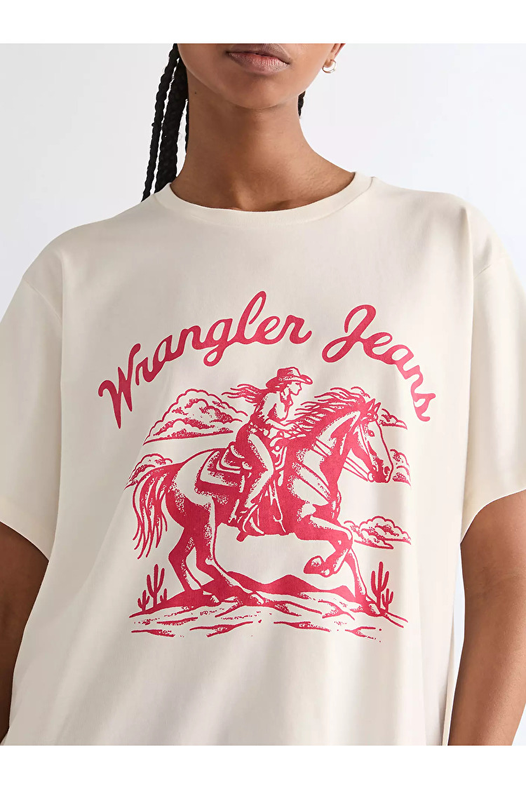 Футболка Wrangler Girlfriend Tee Relaxed Fit (112378070) Білий