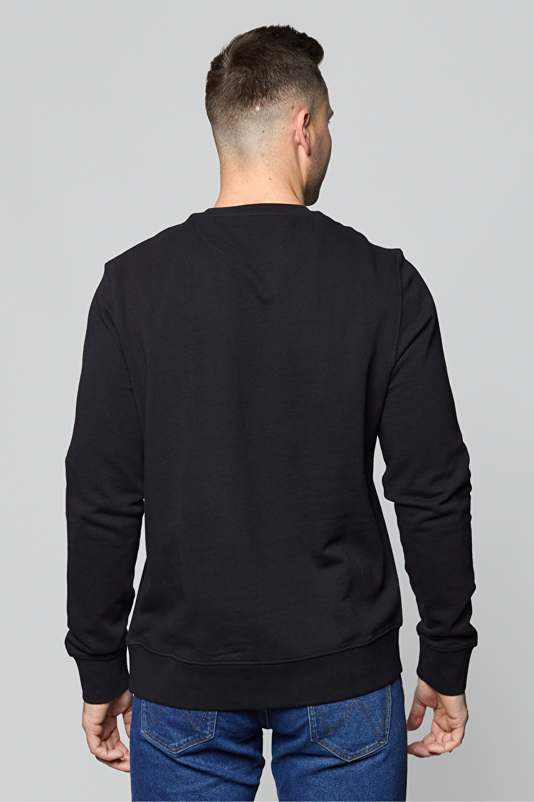 Світшот Wrangler Sign Off Sweatshirt Regular Fit (W6589HA01) Чорний