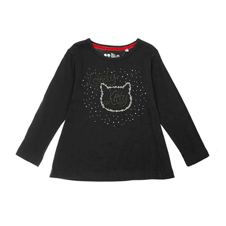 Футболка с длинным рукавом Losan Mc baby girls (126-1056AD/63) Черный