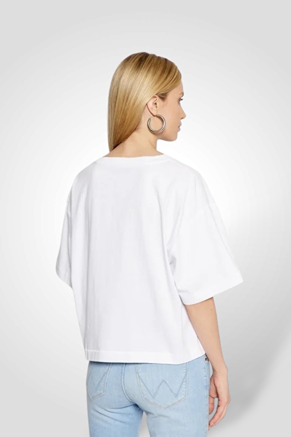 Футболка Wrangler BOXY TEE Oversized Fit (W7S2GF989) Белый