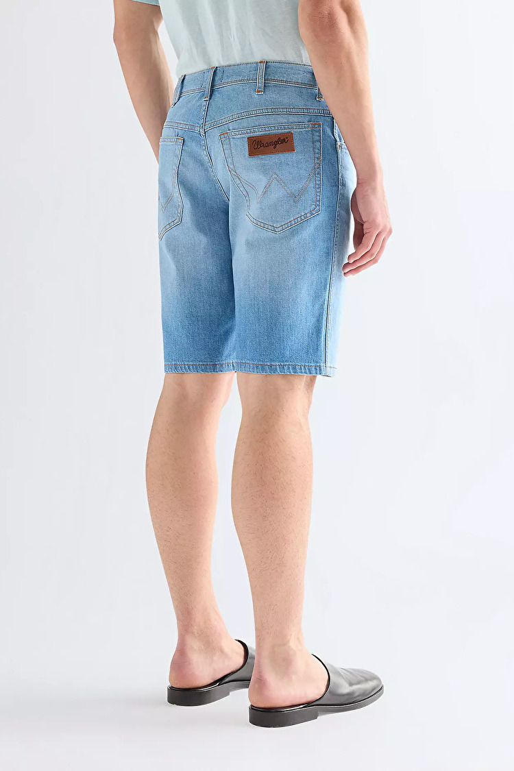 Шорти Wrangler Texas shorts Regular Fit (112378706) Блакитний