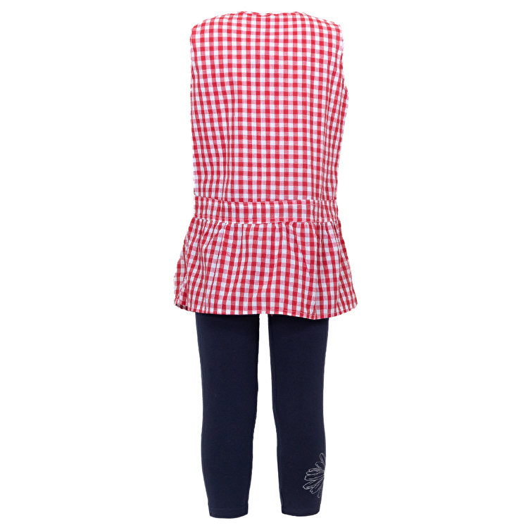 Комплект: Туніка з легінсами Losan Mc baby girls (214-8005AB/51) Червоний, чорний