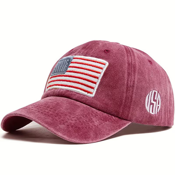Кепка Urban Originals Core Cap USA (BDC1003) Вишневый