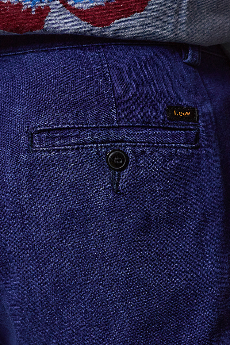 Шорты джинсовые LEE Slim Chino Shorts Slim Fit (L73HRYTD) Синий