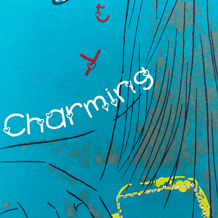 Футболка Losan Junior girls (314-1206AB/612) Бірюзовий