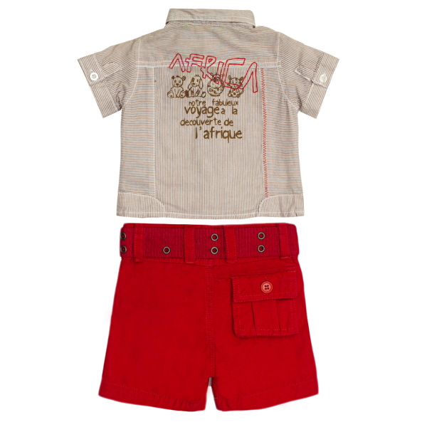 Комплект: Сорочка, шорти Losan Mc baby boys (017803503/58) Бежевий