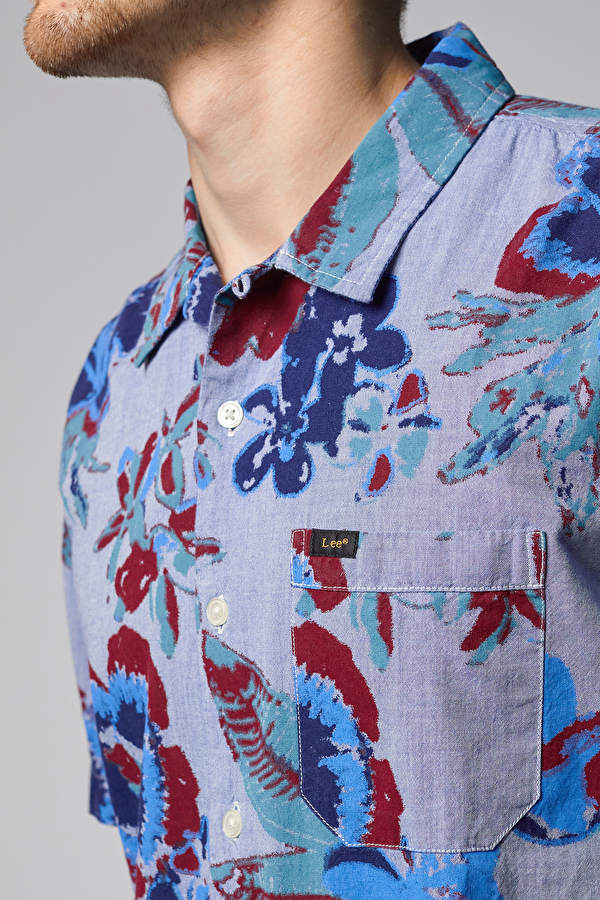 Сорочка LEE Seasonal Shirt Regular Fit (L66DMTLH) Блакитний