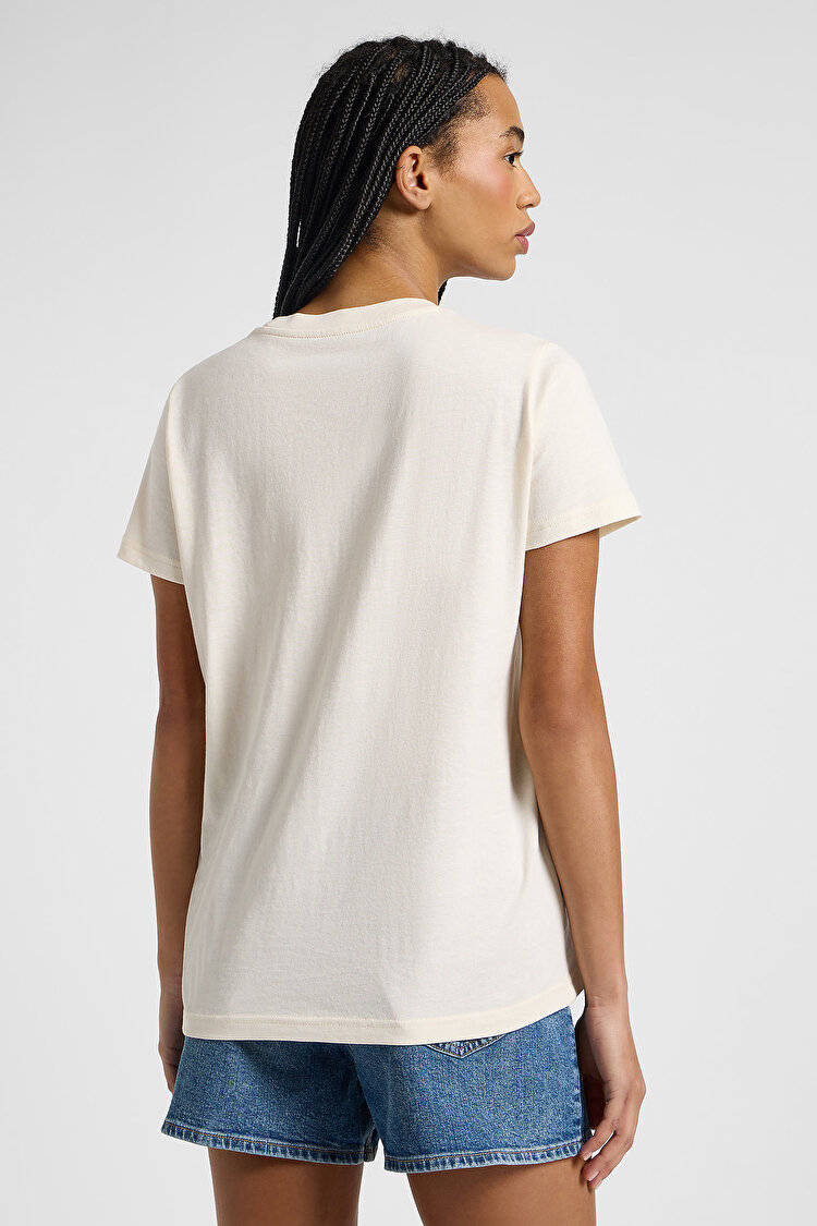 Футболка LEE Small legendary Tee ECRU (112339107) Бежевий