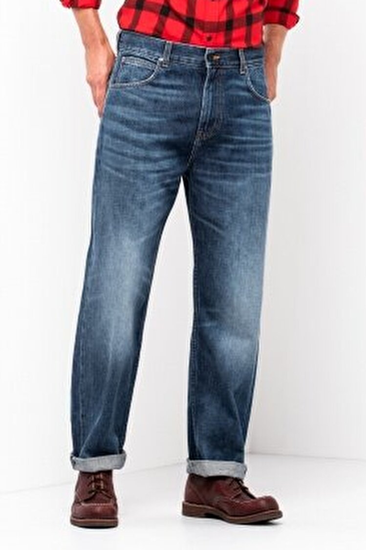 Джинси LEE Premium Selvedge Loose Straight (L72WFBHK) Темно-синій