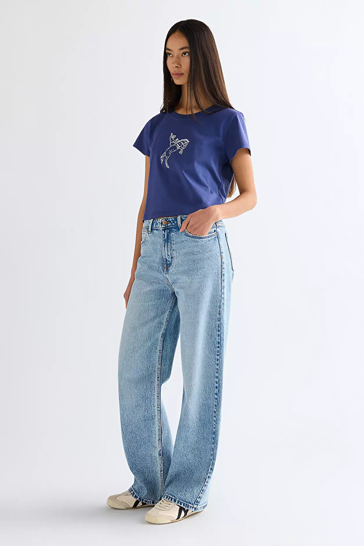 Джинсы Wrangler Loose Straight Loose Fit (112378205) Голубой