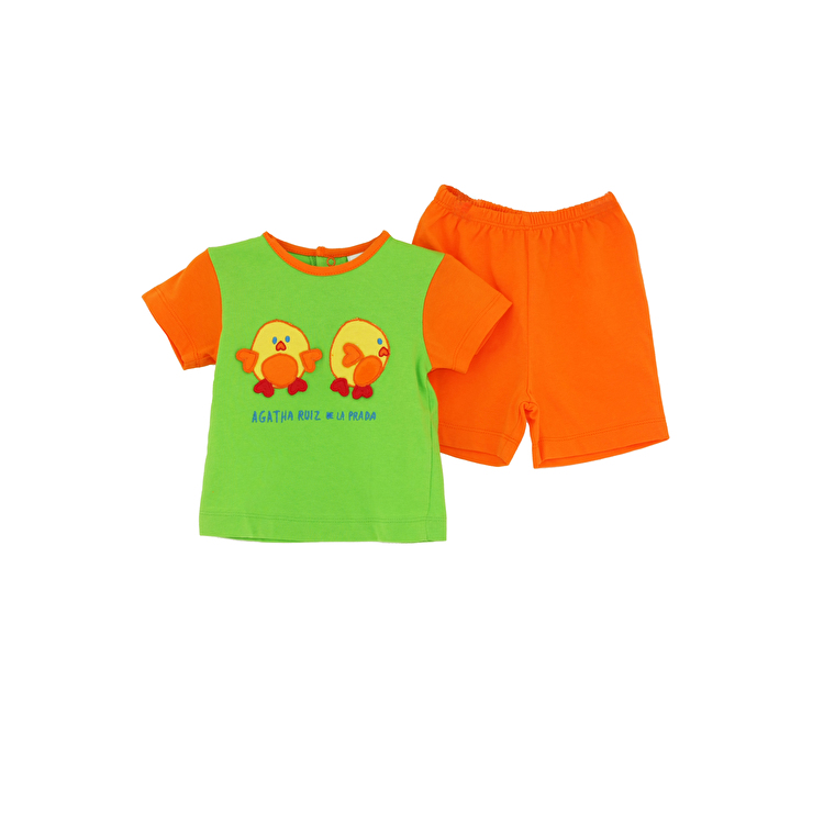 Костюм: Футболка, шорти AGATHA RUIZ DE LA PRADA Agatha baby (7593) Зелений