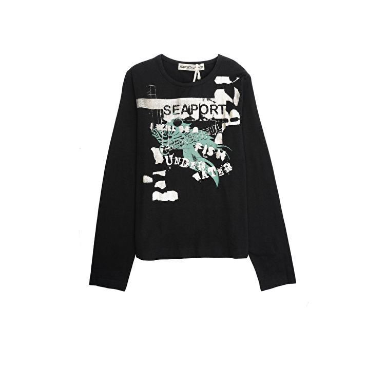 Футболка с длинным рукавом SEAPORT 1993 (9114) Черный