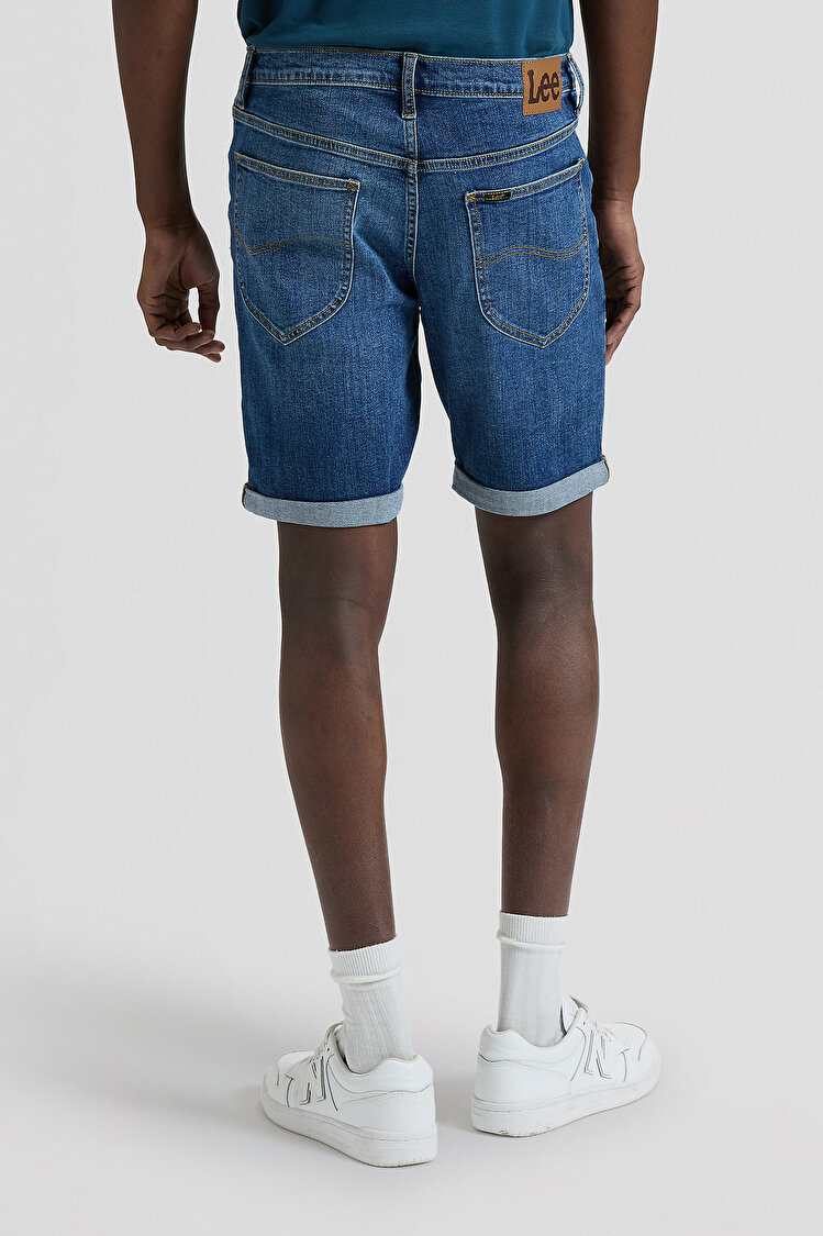 Шорты LEE RIDER SHORT Slim Fit (112376385) Голубой