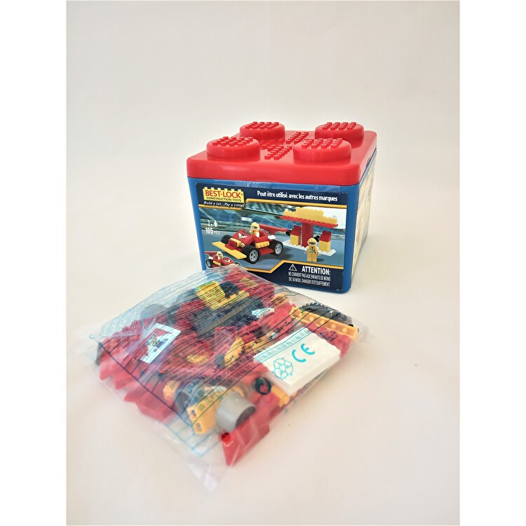 Конструктор Гоночная машина 105 деталей BEST-LOCK (22200)
