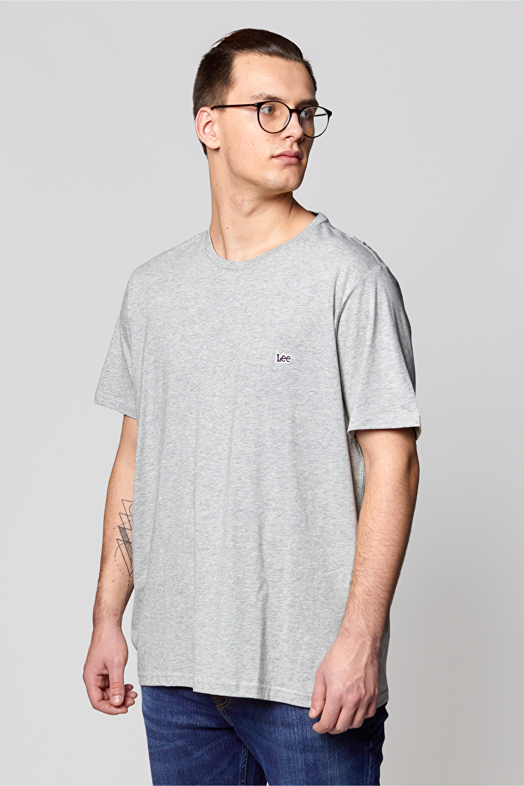 Футболка LEE Patch Logo Tee Regular Fit (L60UFQ37) Серый