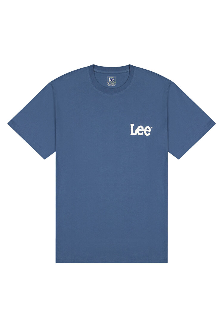 Футболка LEE SS SMALL LOGO TEE Relaxed Fit (112376433) Блакитний