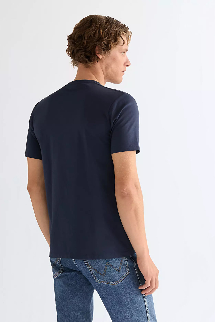 Футболка Wrangler Americana Tee Regular Fit (112378504) Голубой