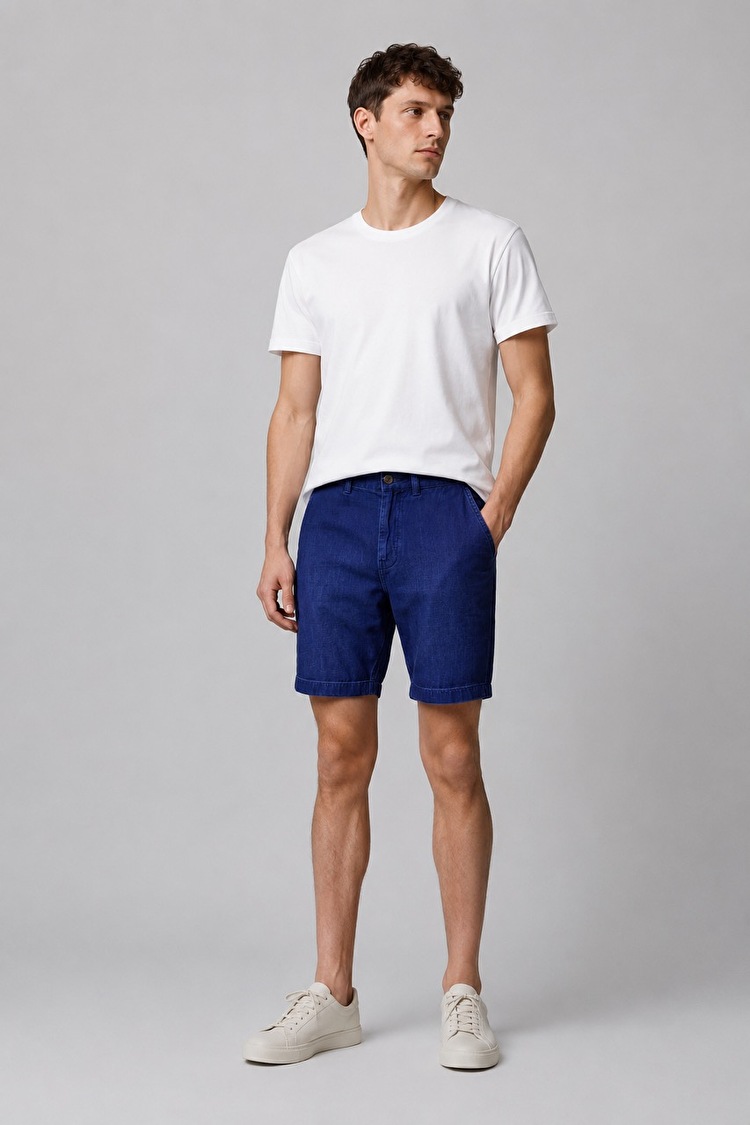 Шорти джинсові LEE Slim Chino Shorts Slim Fit (L73HRYTD) Синій