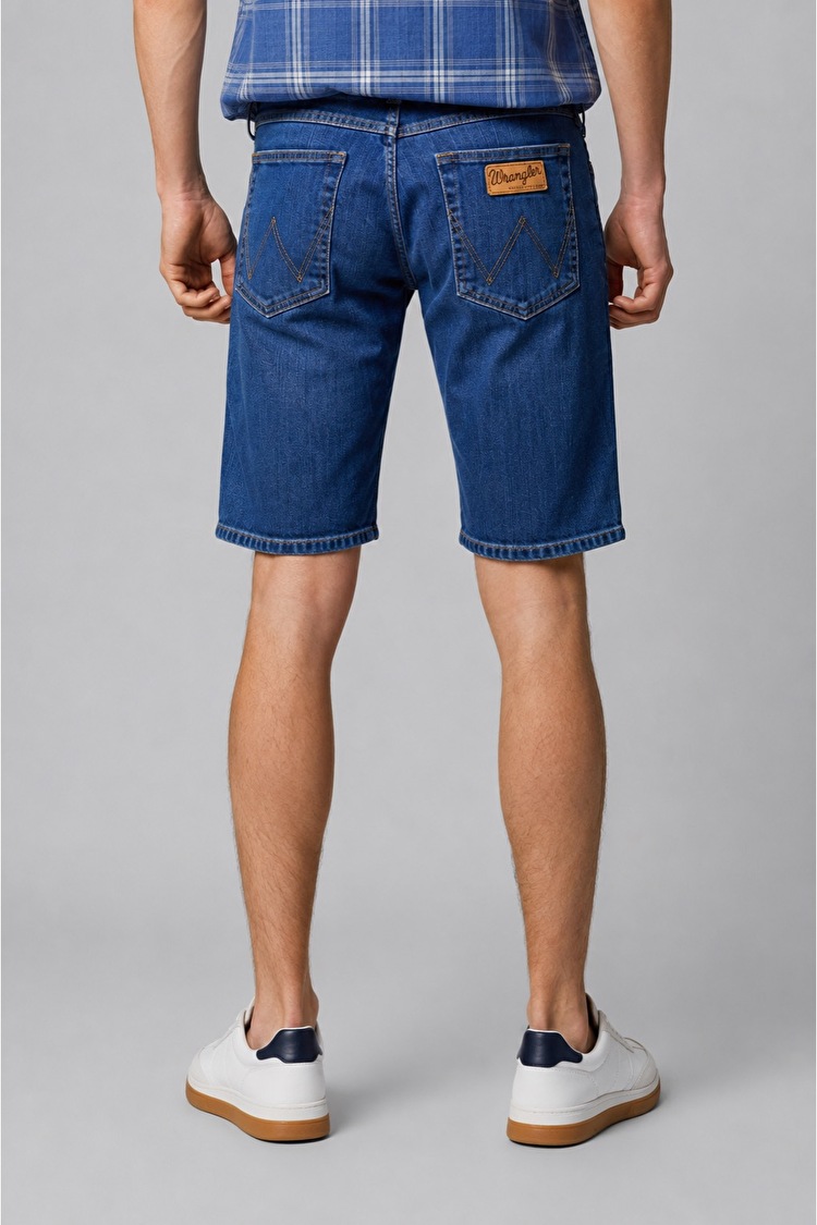 Шорти джинсові Wrangler Arizona Short Regular Fit (W13PXG46V) Синій