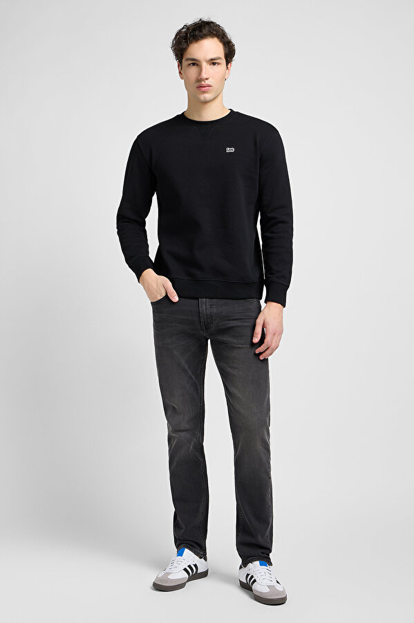 Свитшот LEE PATCH CREW SWS Regular Fit (112121791-L81ITJ01) Черный