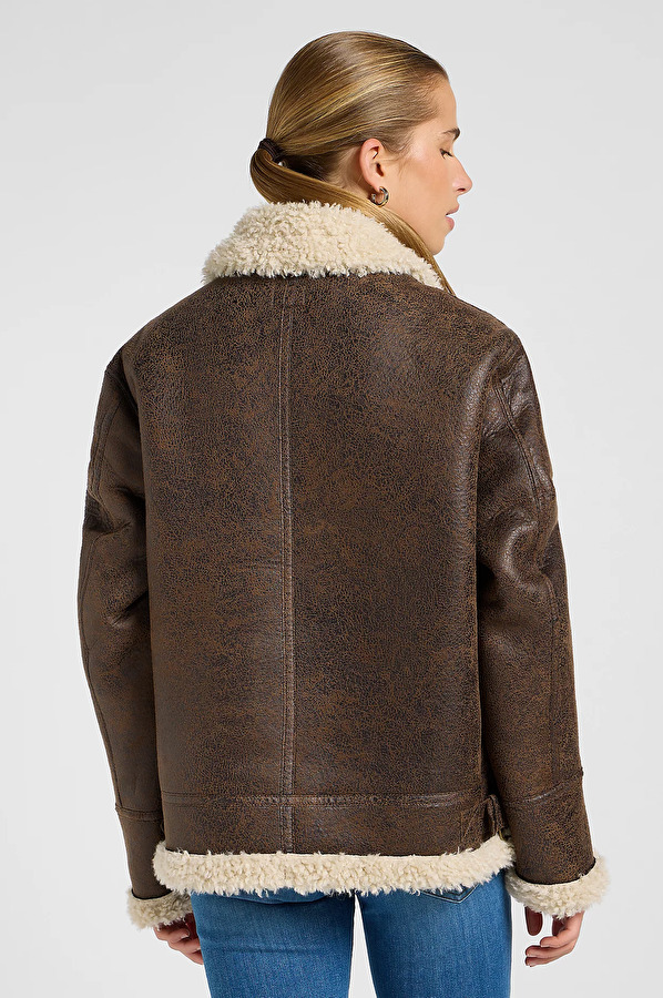 Куртка LEE AVIATOR JACKET Loose Fit (112371079) Коричневый