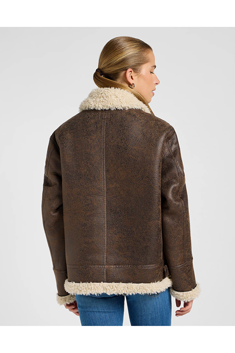 Куртка LEE AVIATOR JACKET Loose Fit (112371079) Коричневий