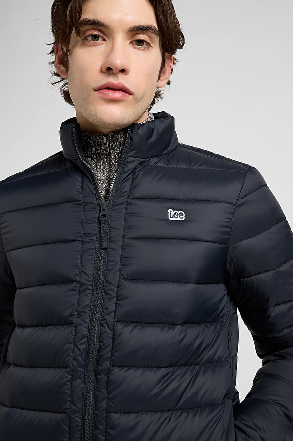 Куртка с утеплителем LEE STAND COLLAR PUFFER Regular Fit (112370431) Черный