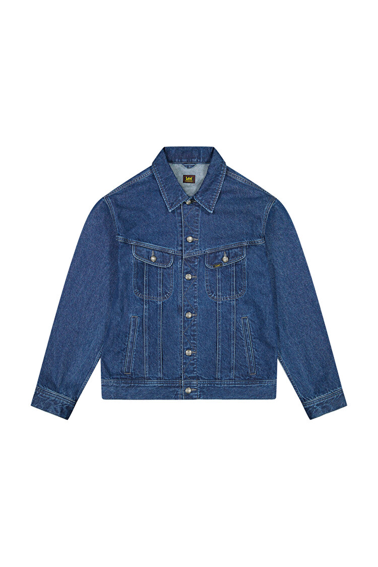 Куртка джинсова LEE RELAXED RIDER JACKET Relaxed Fit (112371312) Синій