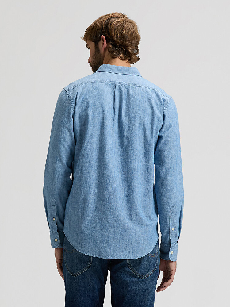 Сорочка LEE LEE SHIRT Regular Fit (112376561) Блакитний