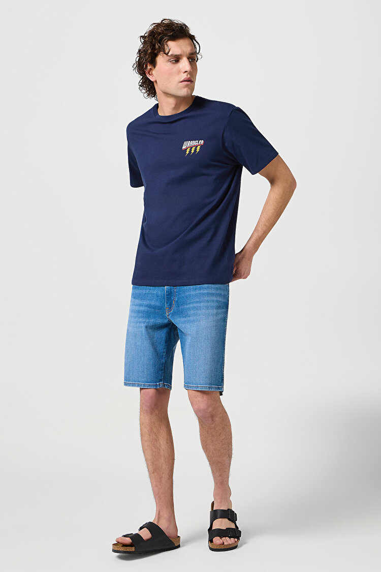 Шорти джинсові Wrangler Texas shorts Sky wash (112362314) Синій