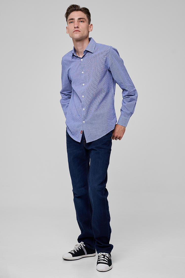 Рубашка Rifle M-Camicia Slim Fit (55322UH901B02) Синий