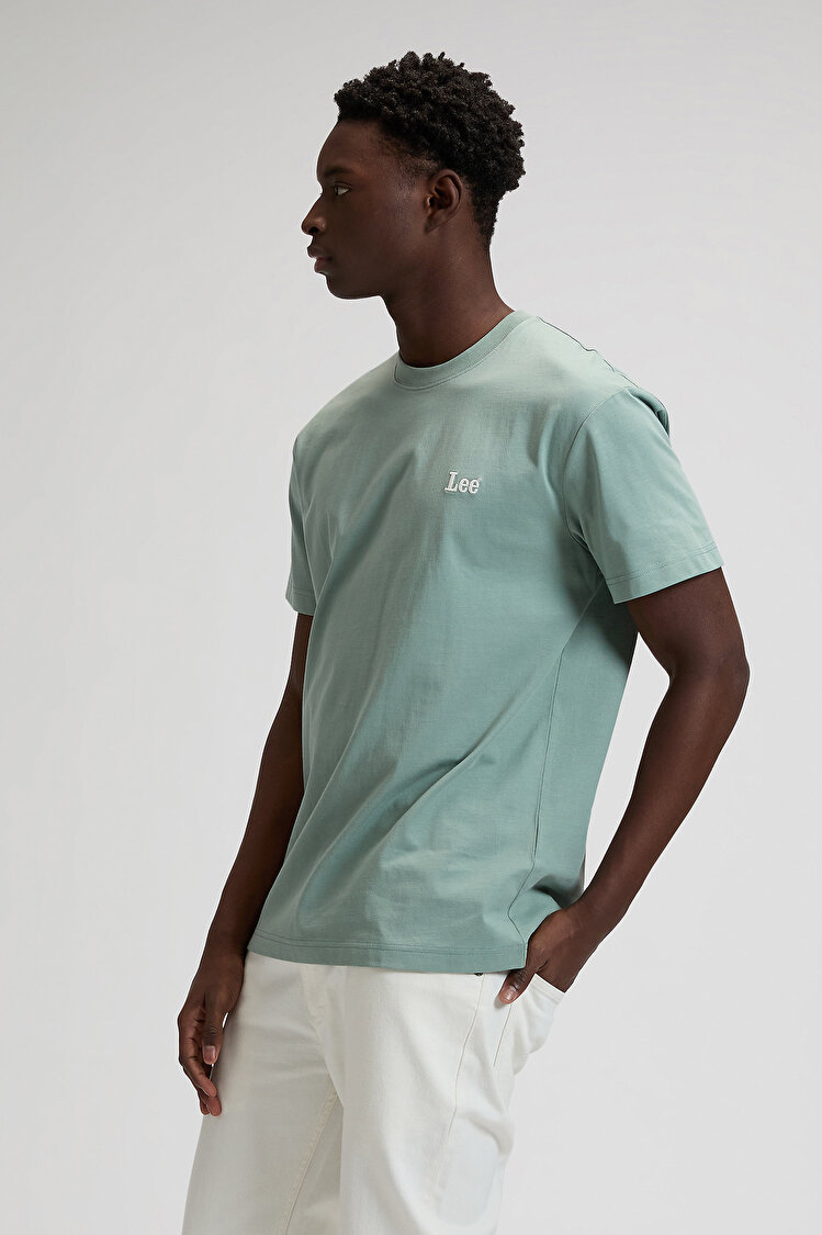 Футболка LEE SS SMALL LOGO TEE Relaxed Fit (112376467) Зелений