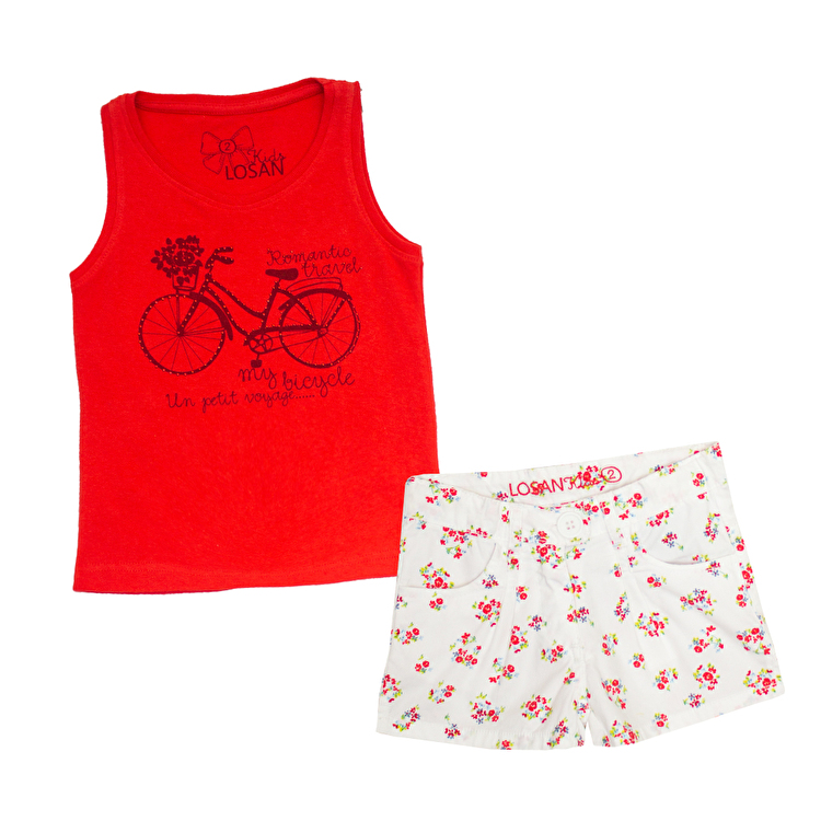 Комплект: Майка та шорти Losan Kids girls (316-8023AD/509) Кораловий