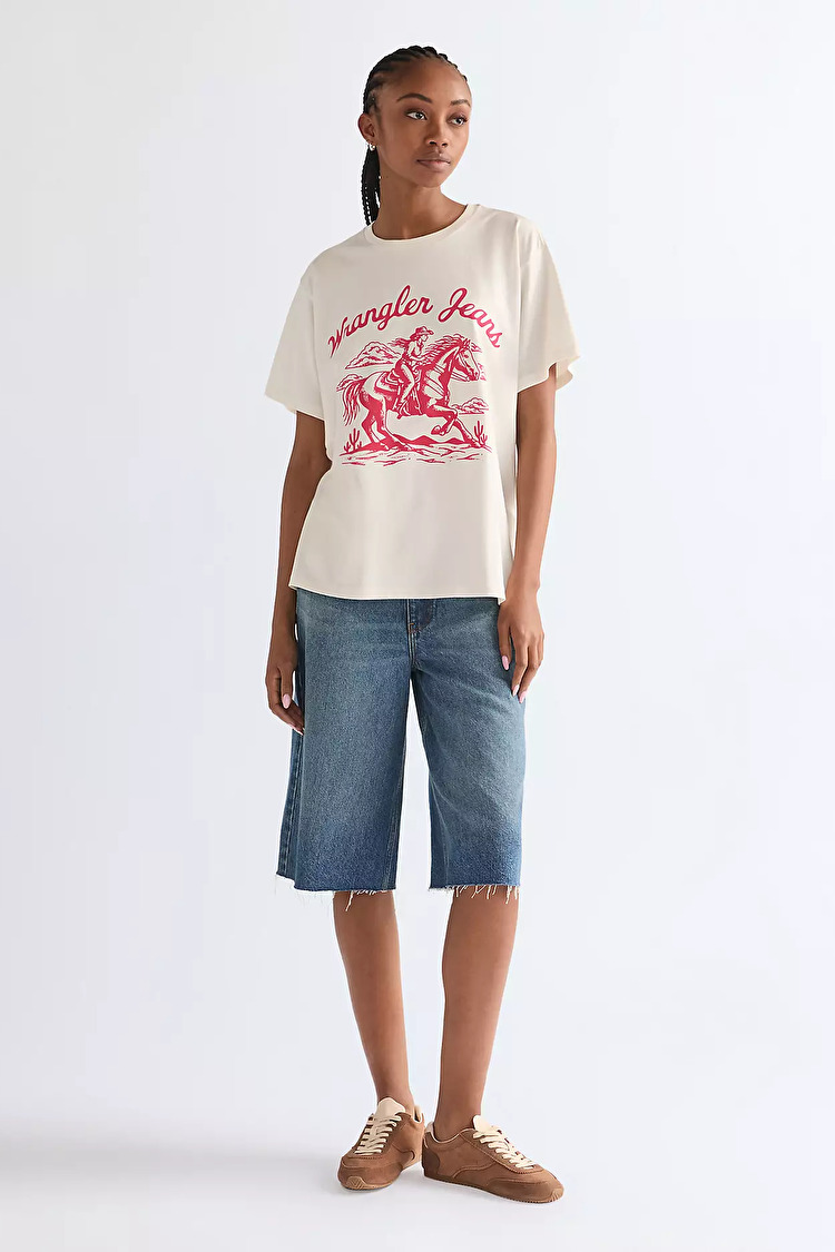 Футболка Wrangler Girlfriend Tee Relaxed Fit (112378070) Білий