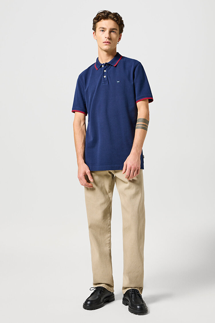 Поло Wrangler Polo shirt (112350403) Синій