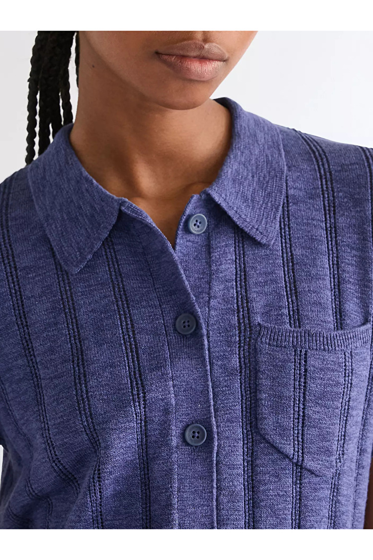 Поло Wrangler ONE POCKET POLO Slim Fit (112378106) Фіолетовий