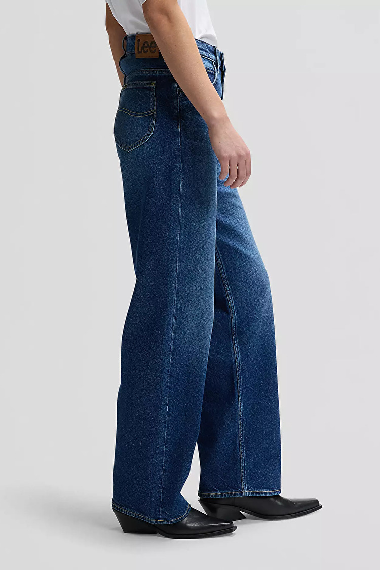 Джинси LEE RIDER LOOSE Loose Fit (112378933) Блакитний