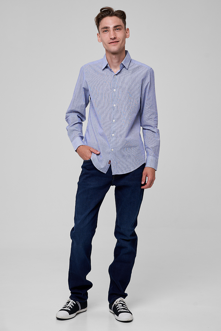 Рубашка Rifle M-Camicia Slim Fit (55322UH901B21) Синий