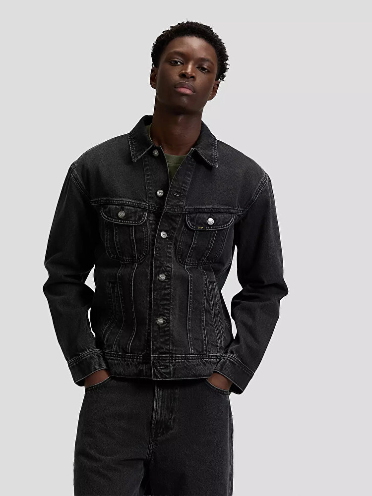 Куртка LEE RELAXED RIDER JACKET Relaxed Fit (112376447) Чорний