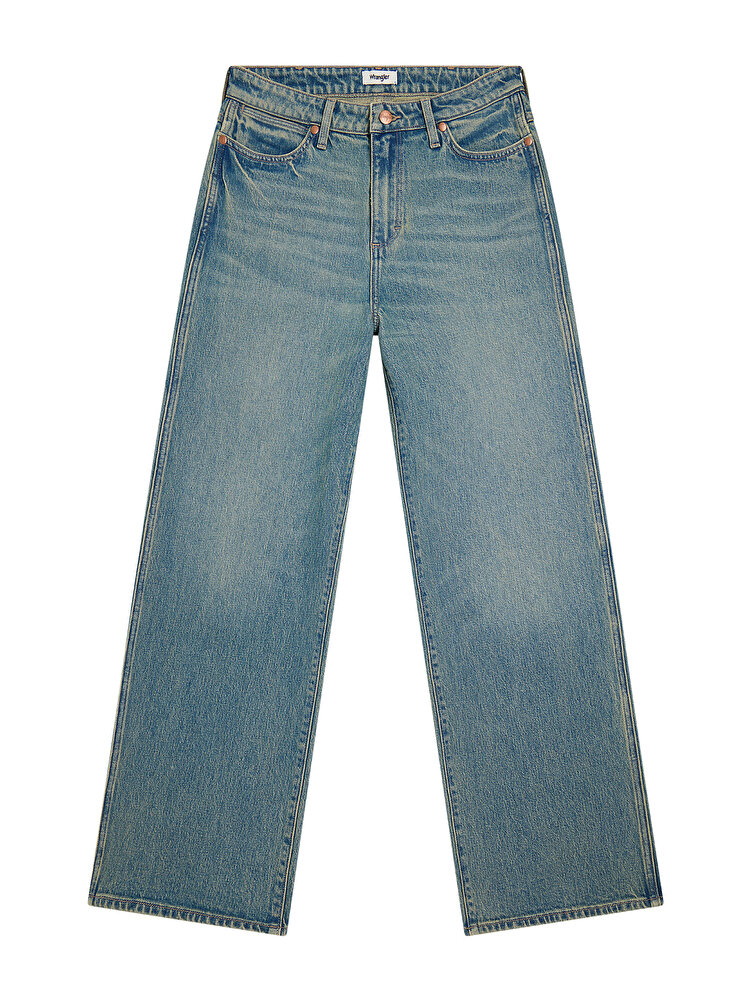 Джинси Wrangler Loose Straight Loose Fit (112378204) Блакитний